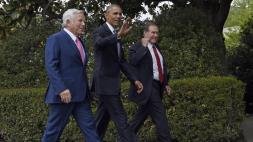 Barack Obama, Bill Belichick, Robert Kraft